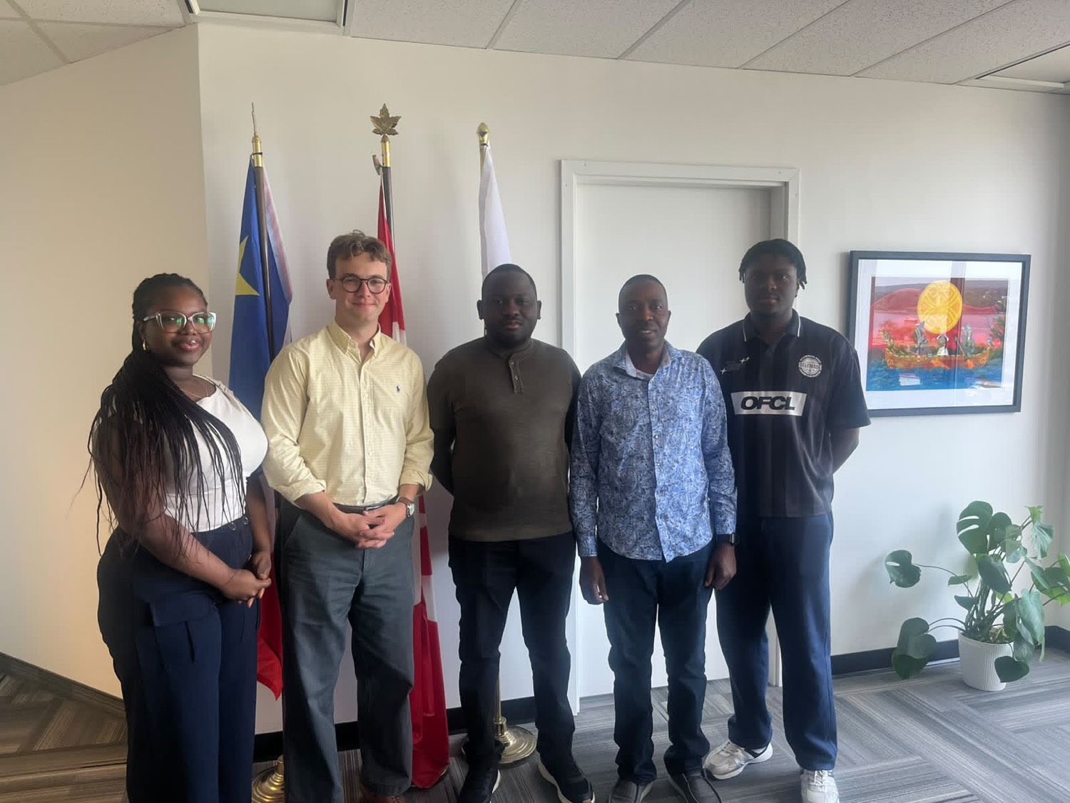 Advocacy visit to the Office of MP David Myles